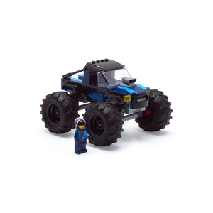 Blue Monster Truck
