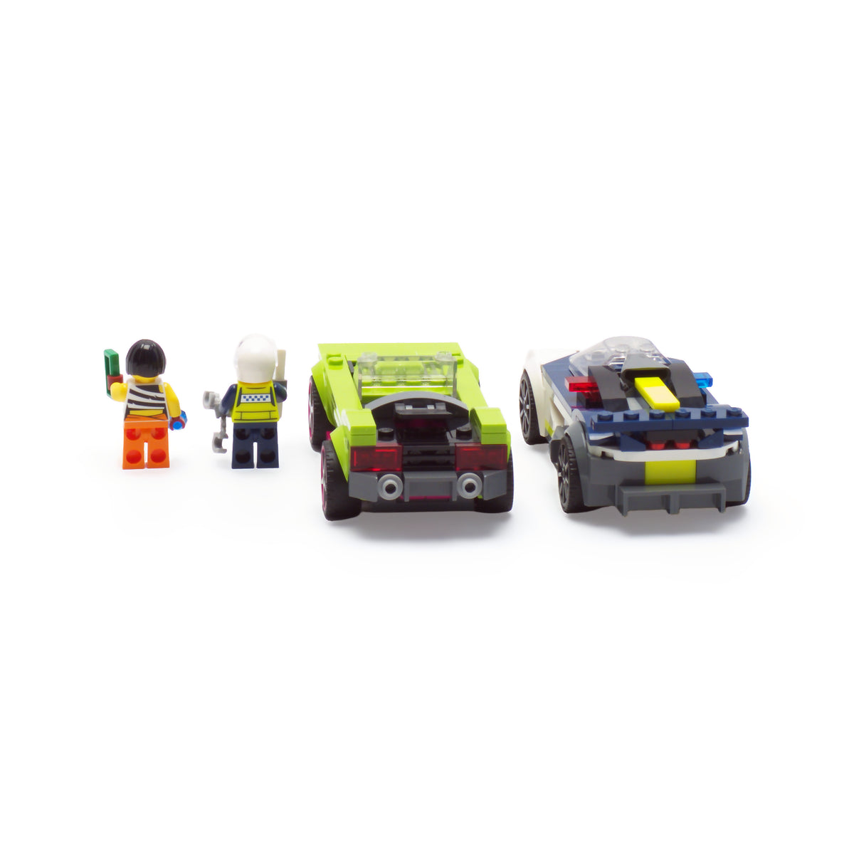 Police Car and Muscle Car Chase