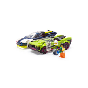 Police Car and Muscle Car Chase
