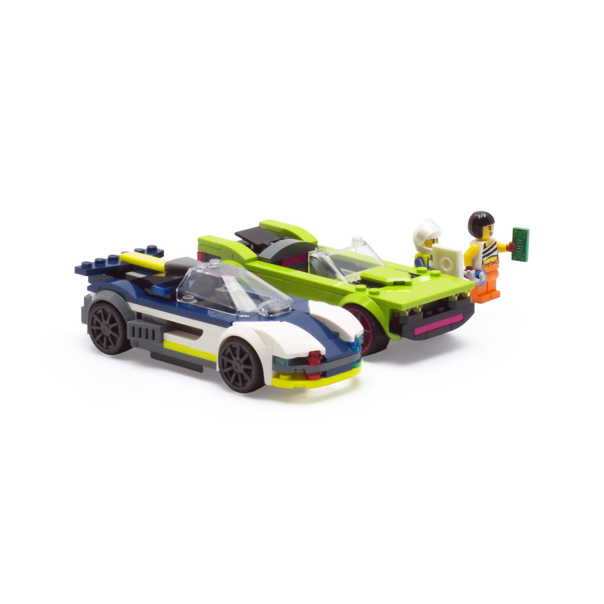 Police Car and Muscle Car Chase